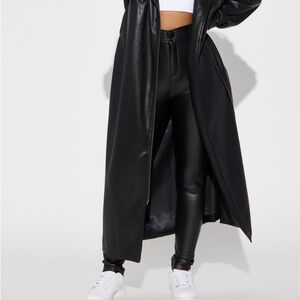 Fashion Nova Black Faux Leather Jacket